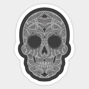 Ornamental Skull Sticker